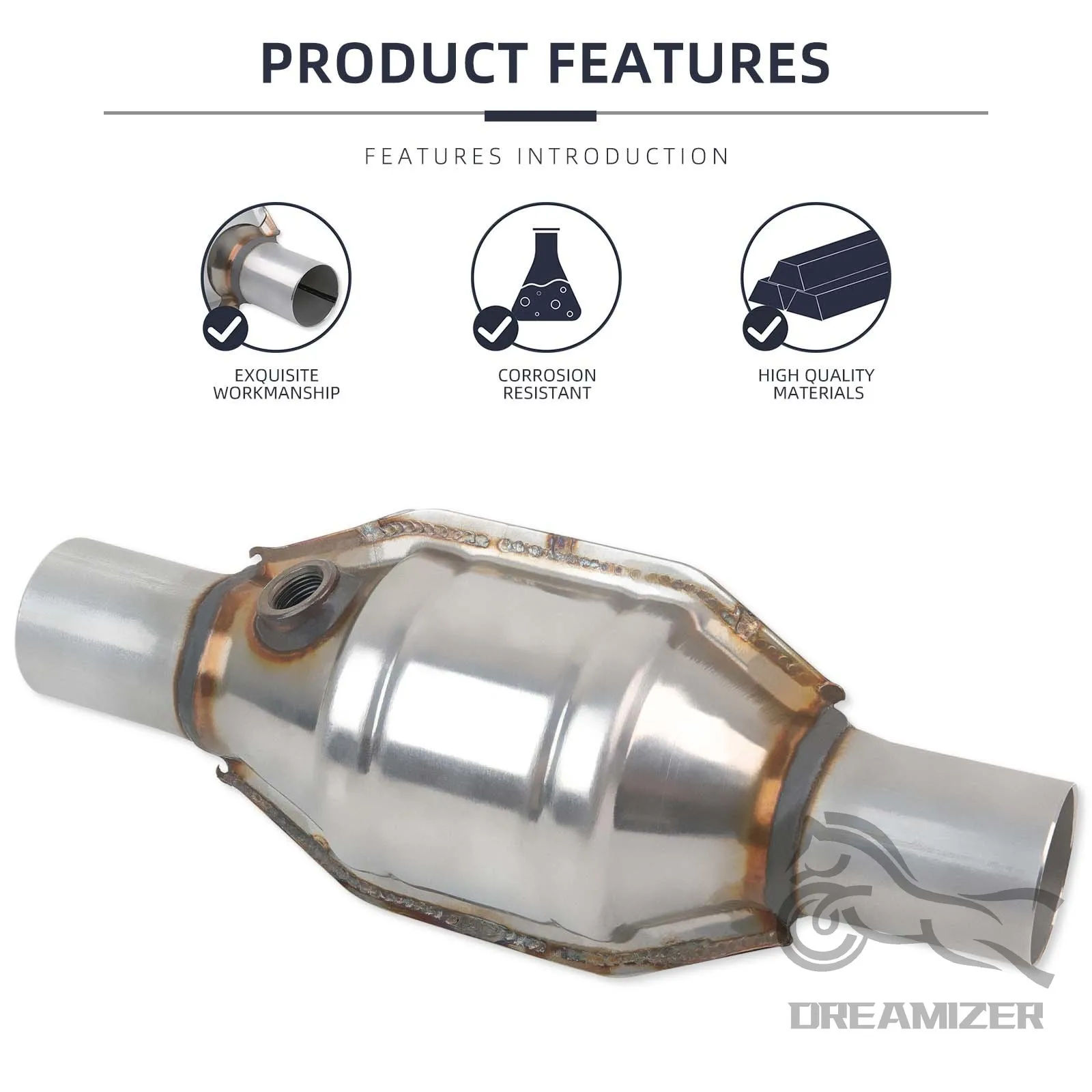 Catalizador de alto flujo 400 celdas para Ford Explorer 4.0 V6 - imagen 5