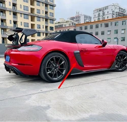 Rejillas de ventilación fibra carbono para Porsche 718 Boxster S GTS