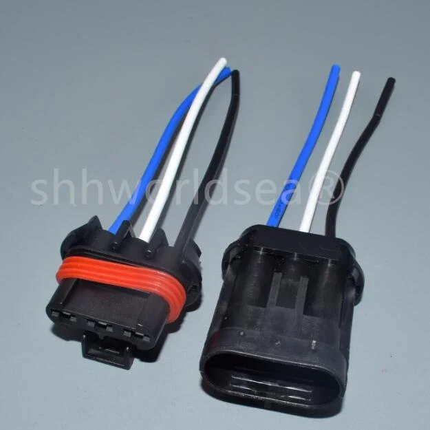 Detalle del conector hembra de 3 pines para sistema de refrigeración