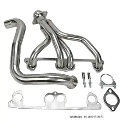 Colector de escape inoxidable con bajante – Jeep Wrangler TJ 2.5L