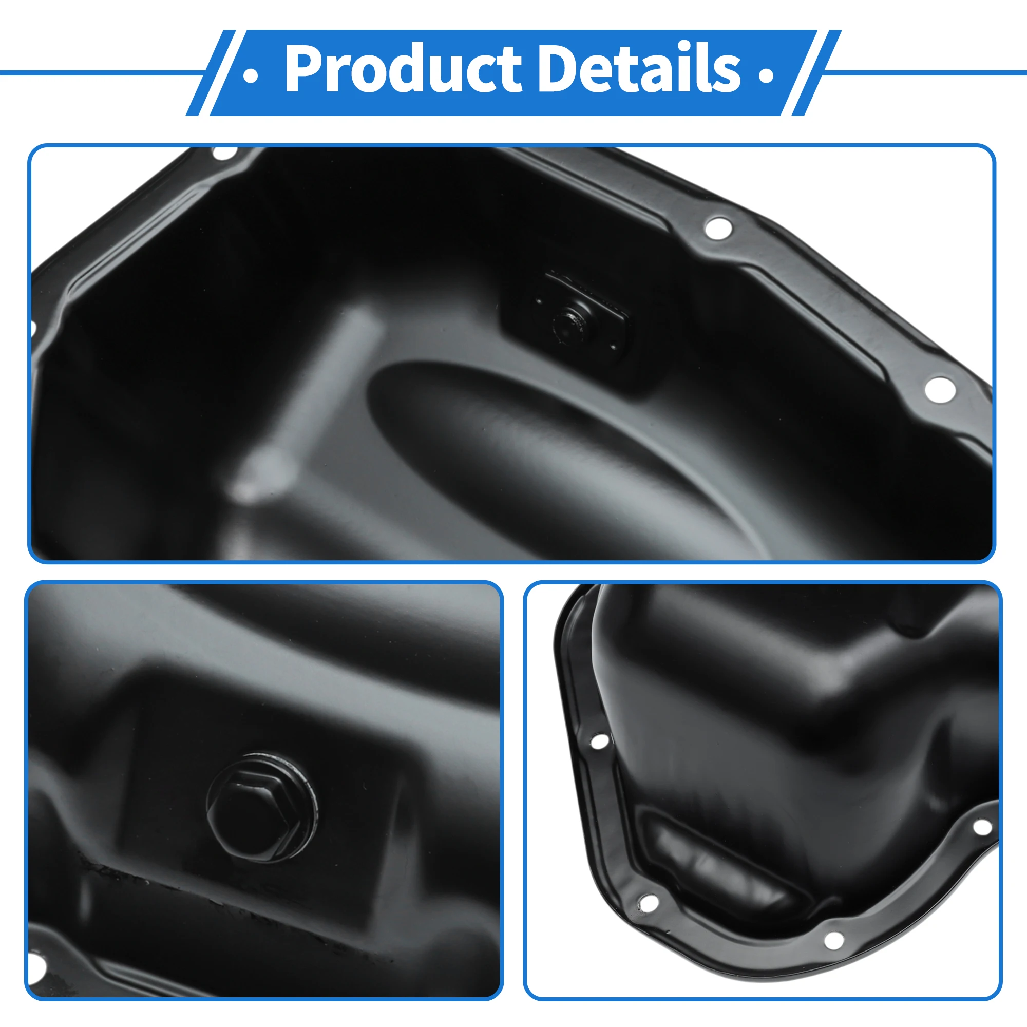Cárter de aceite UXCELL para Toyota RAV4 2009-2017 de acero - imagen 4