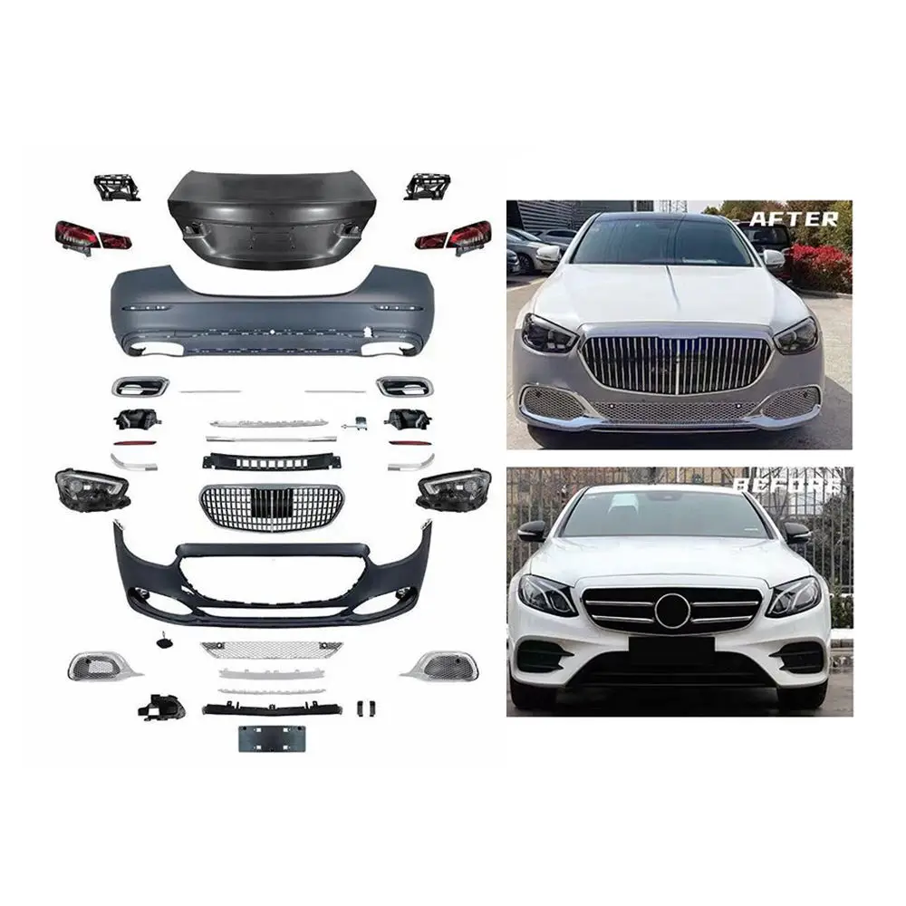 Kit carrocería AMG E63 Clase E W213 2018-2024 faldones alerón - imagen 5