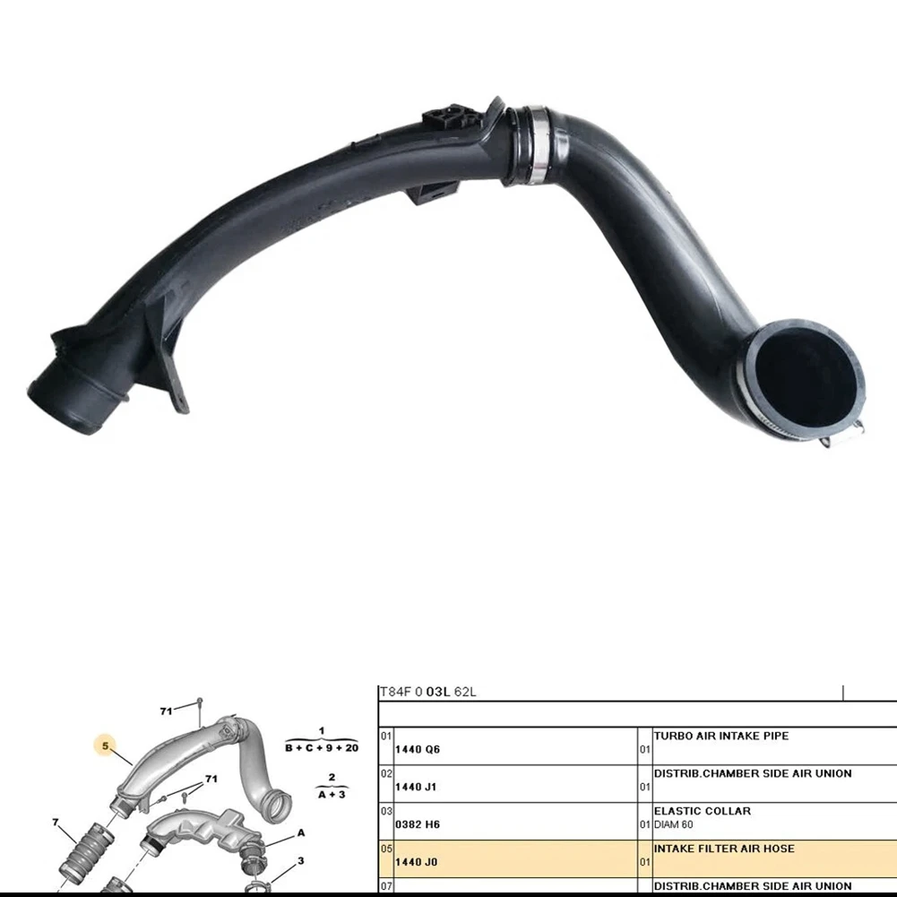 Manguera admisión turbo AU63 1.6 THP - Peugeot 308 3008 Citroën DS4