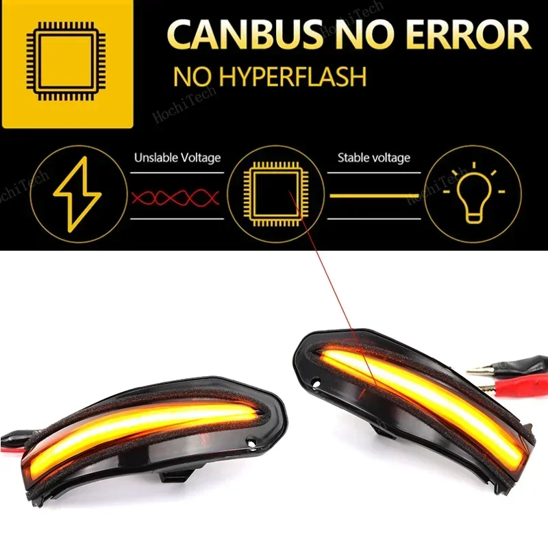 Intermitente dinámico LED de espejo para Toyota RAV4 XA40 - imagen 5