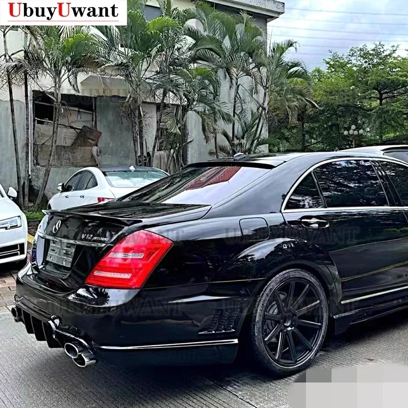 Alerón de techo efecto carbono para Mercedes S65 W221 (2007-2013) - imagen 4