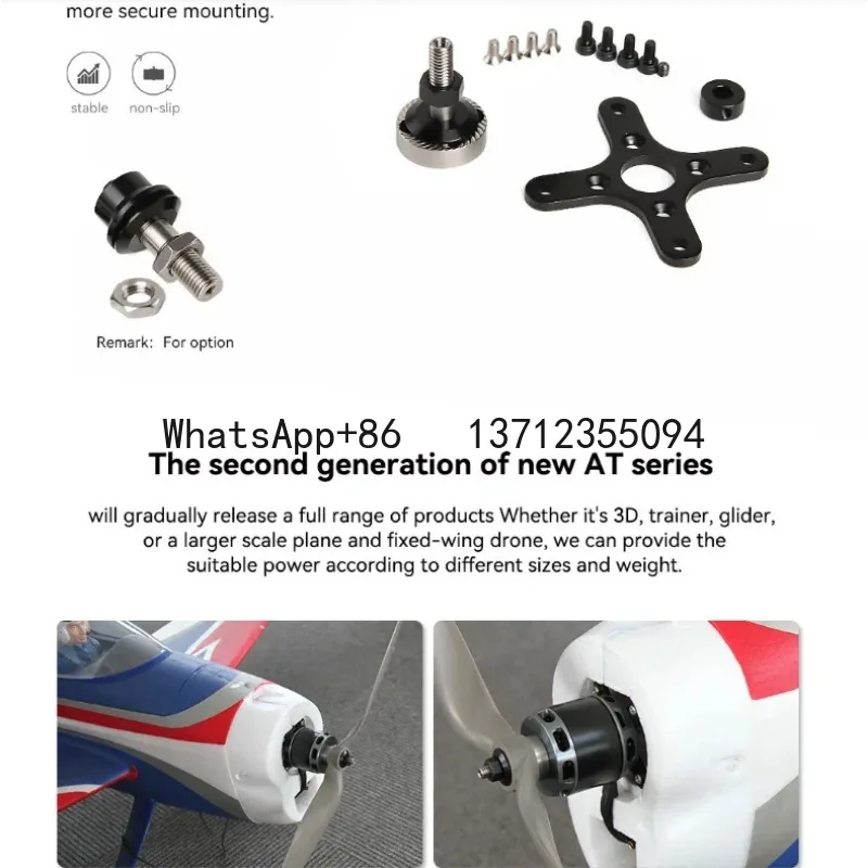 AT3520 Motor sin escobillas 1100W 4S-6S para coche RC