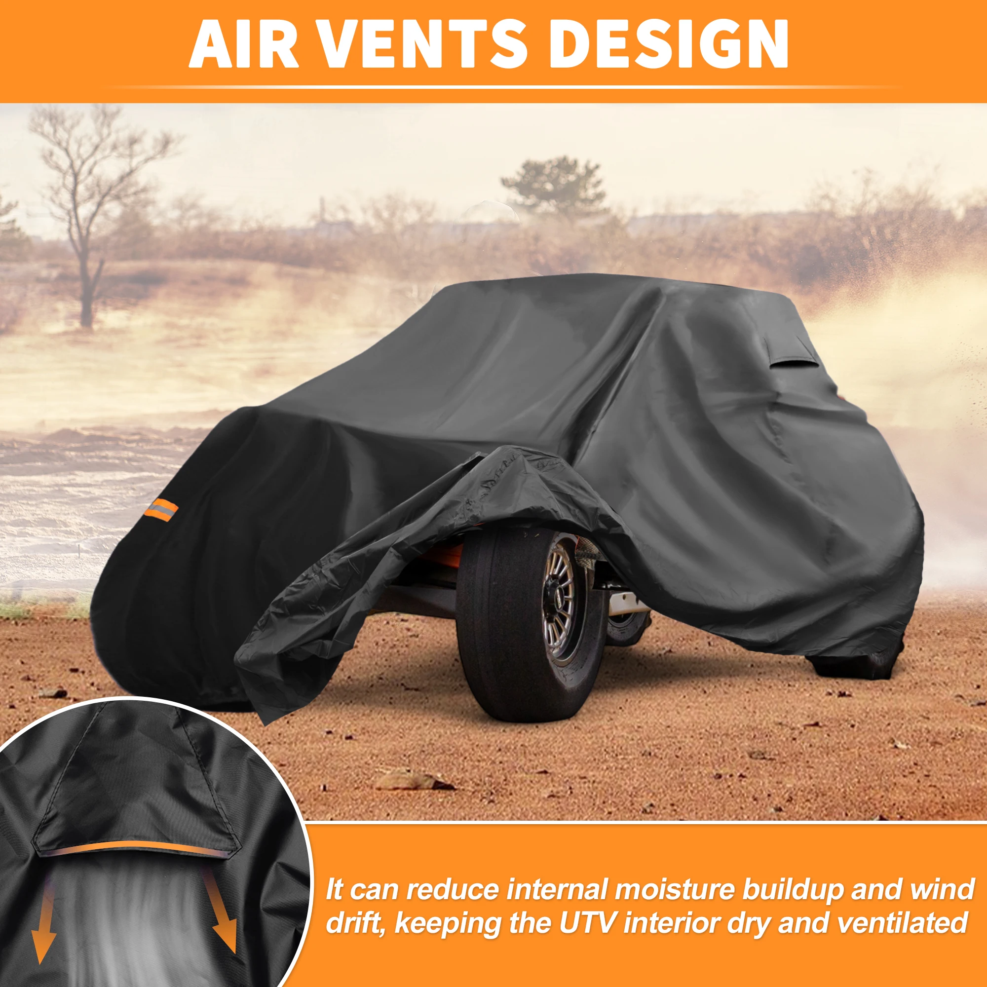 UXCELL Cubierta UTV impermeable Can-Am Maverick X3 RS Turbo RR - imagen 4