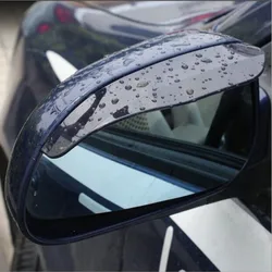 Espejo retrovisor universal con ceja de lluvia para Ford Mustang