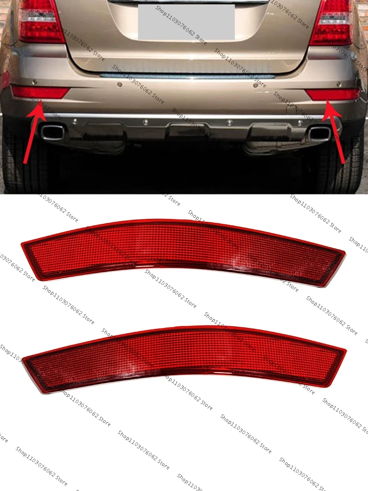 Reflector parachoques trasero Mercedes-Benz Clase ML W164 ML350 2008-2011