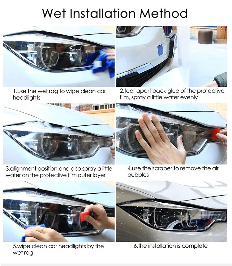 Película protectora faros TPU transparente para BMW M3 G80 - imagen 3