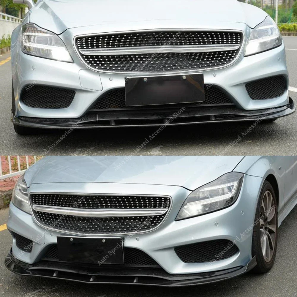 Labio alerón difusor delantero Mercedes CLS W218/C218 facelift - imagen 2