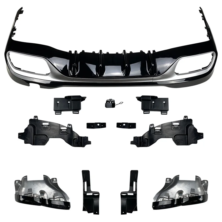 Difusor de parachoques trasero para Mercedes-Benz Clase C W206