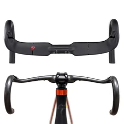 Manillar integrado de carbono para bicicleta de carretera