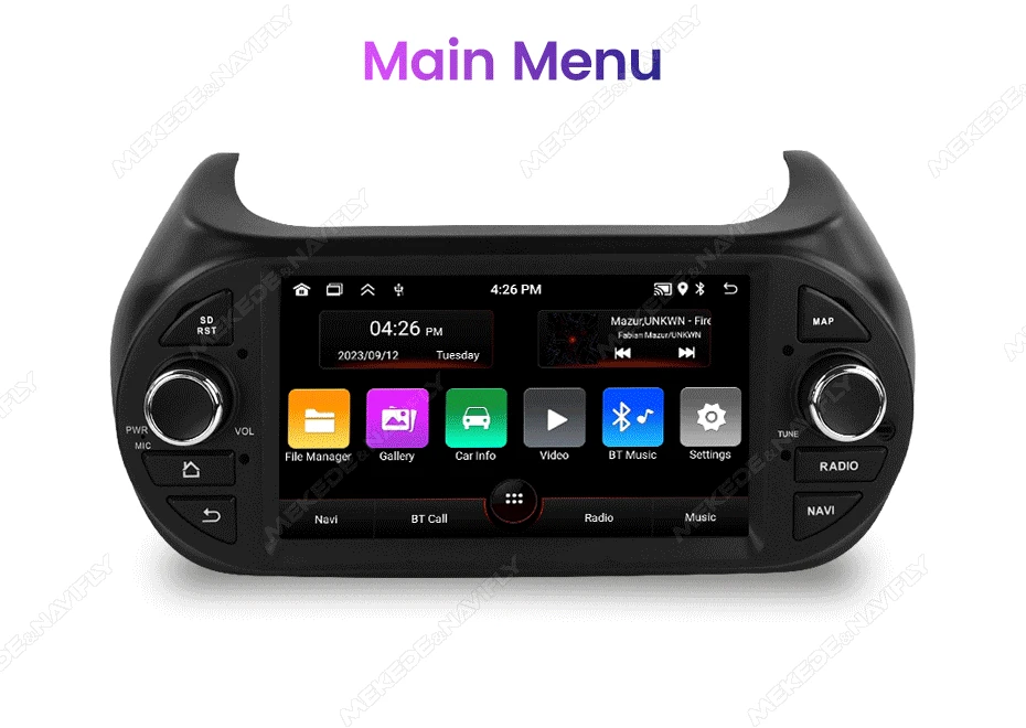 MEKEDE Android 13 Radio - instalación