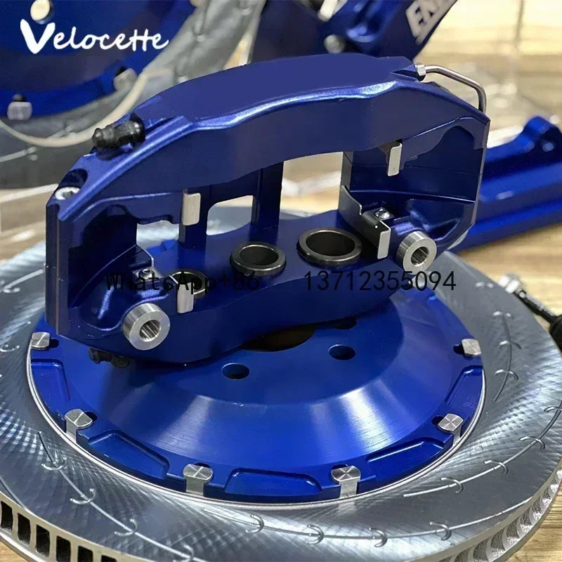 Kit de pinza de freno grande, pastillas de freno de carreras EC670 de 6 puntos, sistema de freno automático para Audi S6 S7 C7 RS5 RS6 RS7 - imagen 4