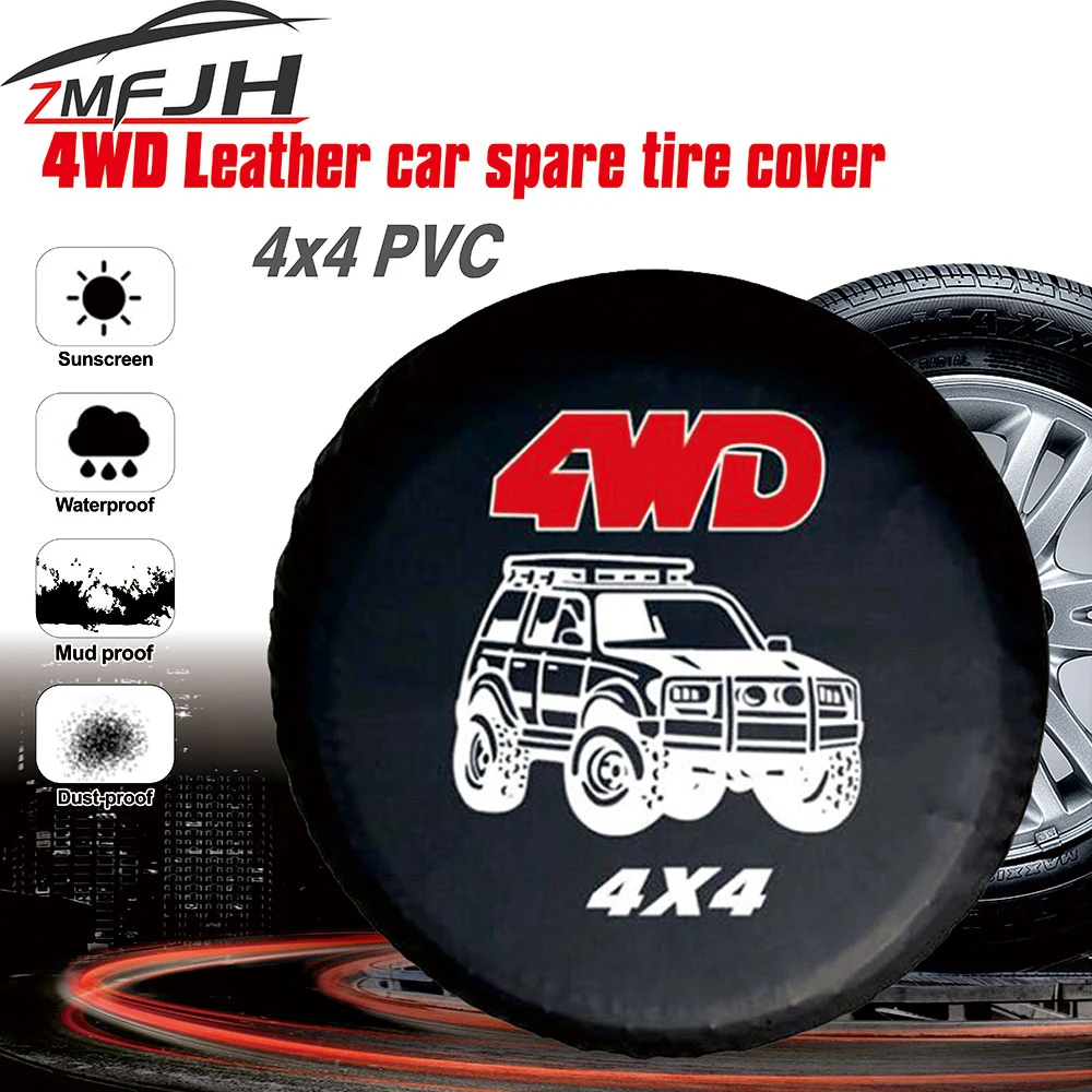 Funda protectora de PVC para rueda de repuesto Ford 4x4