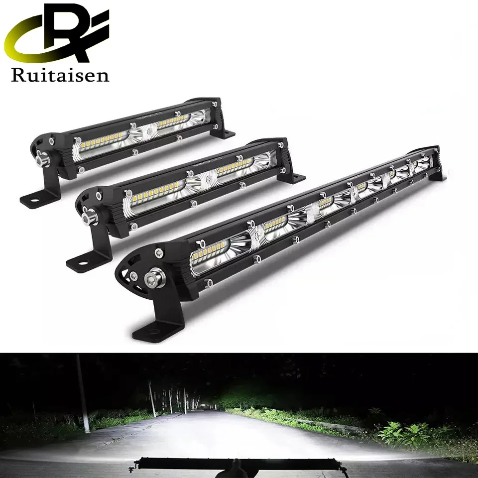 Barra de luces LED compacta para 4x4 y todoterreno