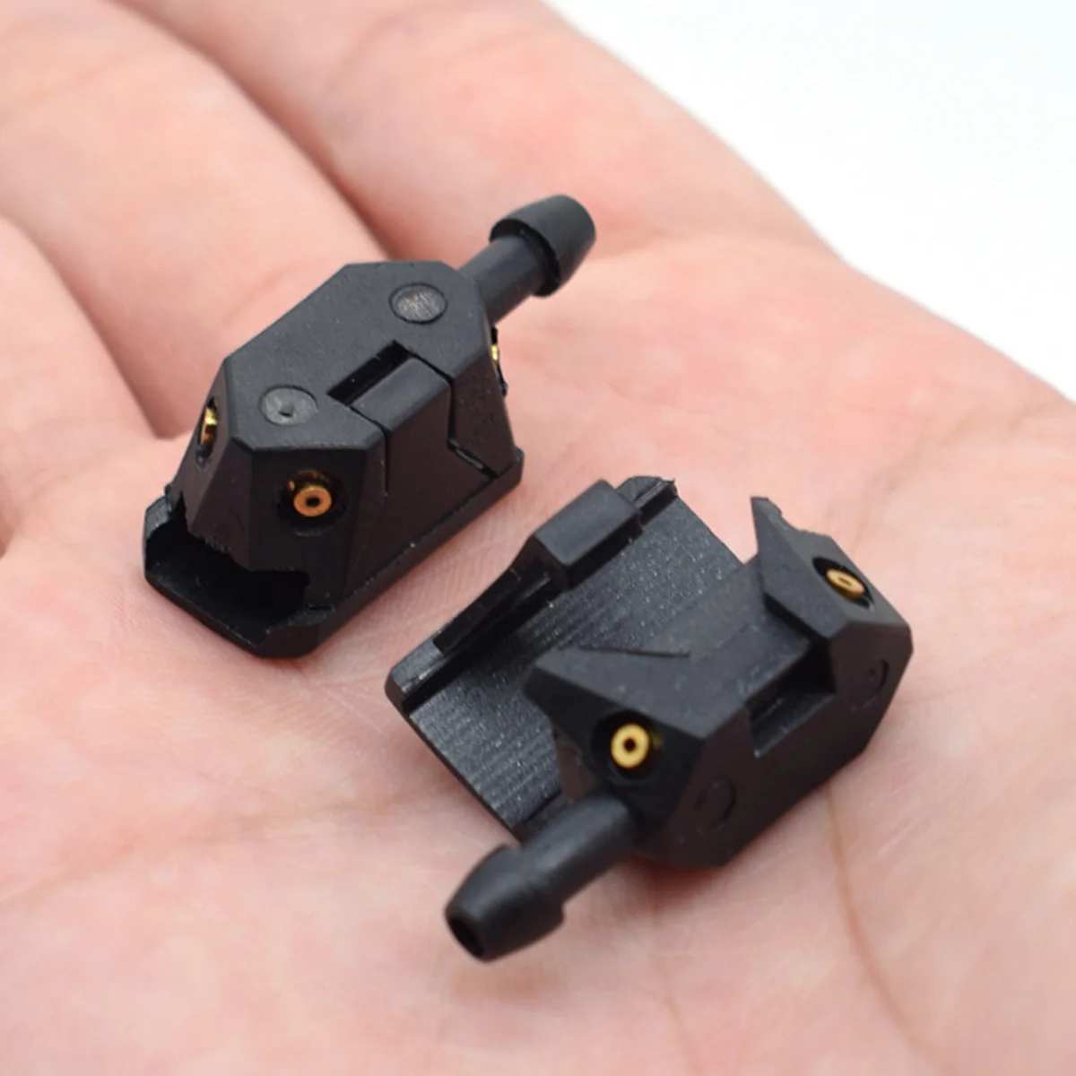 7 unids/set limpiaparabrisas delantero brazo arandela boquilla de pulverización con manguera 2m conector de tubería de agua T Y I 3 tipos de boquillas de limpiaparabrisas - imagen 3