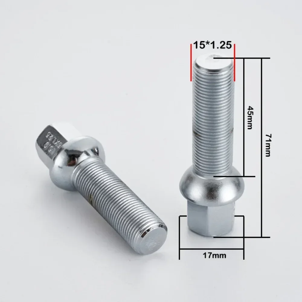 Tornillos de rueda M15x1,25 extra largos Mercedes-Benz 17mm - imagen 3