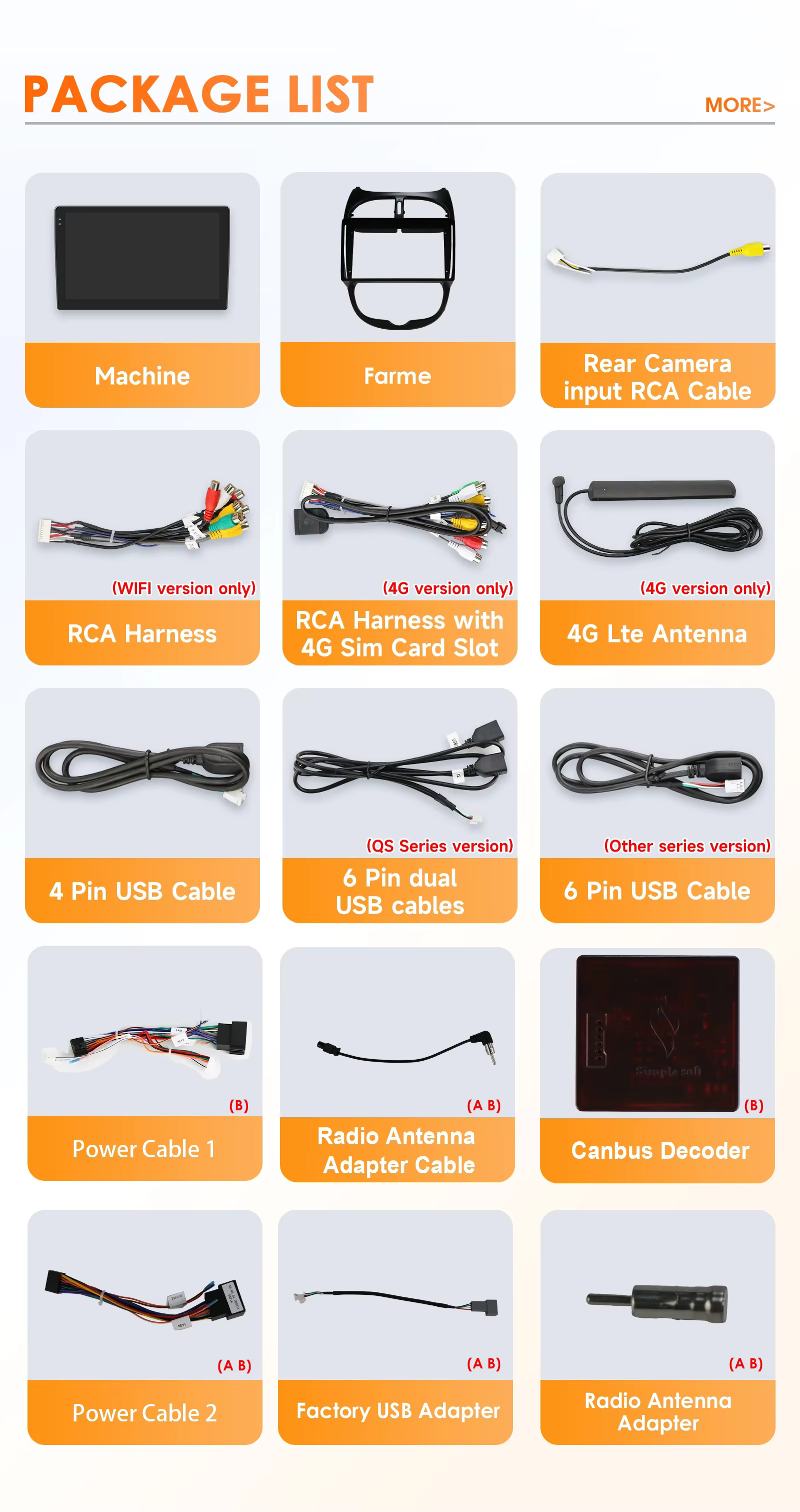 Hizpo Autoradio 2Din 9" Android con CarPlay para Peugeot 206/206CC - imagen 3
