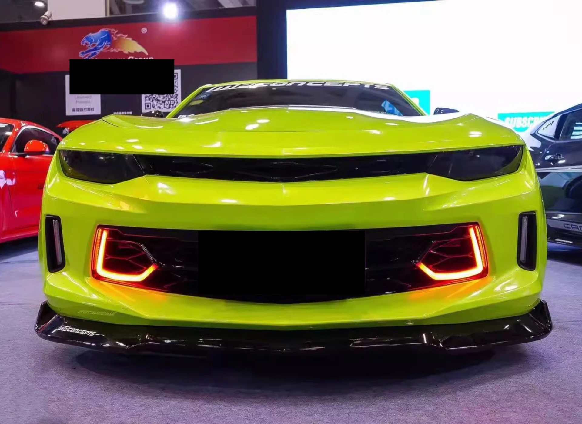 Rejilla inferior con lámpara para Chevrolet Camaro ZL1 - imagen 4