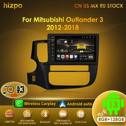 Radio Hizpo Android Auto CarPlay – Mitsubishi Outlander 3