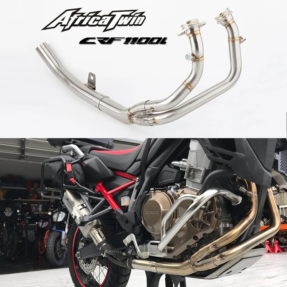 Sistema de escape para motocicleta, tubo de enlace de cabecera para HONDA CRF1100 CRF1100L AFRICA TWIN crf 1100l, años 2020 a 2023