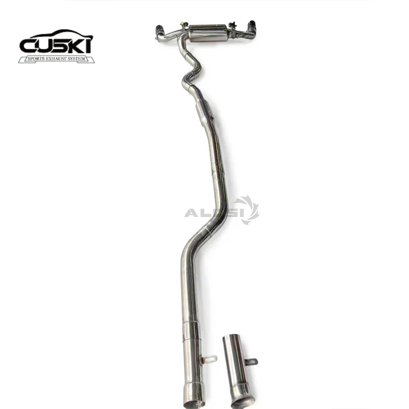 Escape trasero con válvula acero inoxidable – BMW 340i F30 3.0T B58 - imagen 5