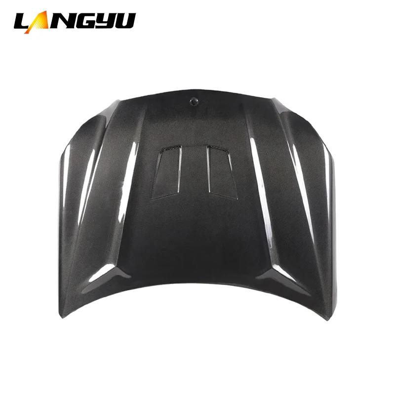 Langyu cubierta motor fibra carbono AMG Mercedes Clase E W212LCI 13-16 - imagen 2