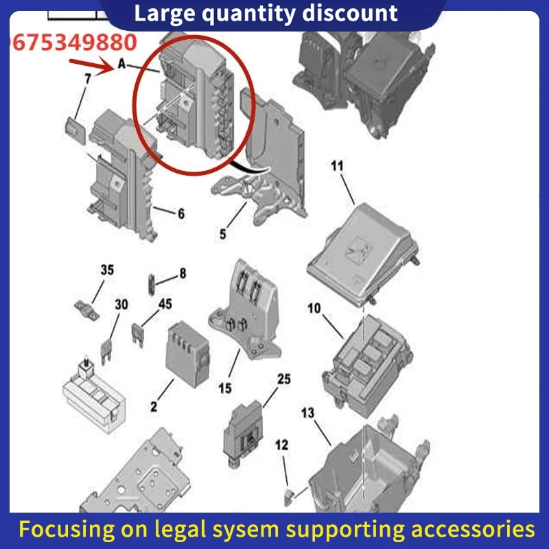 9675349880   Para Peugeot 308 308S 308 (t9) 408 Citroen C4Picasso administrador de batería de segunda generación unidades de protección y gestión - imagen 3