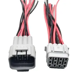 Shhworldsea Conector eléctrico impermeable 12 pines 6181-2459