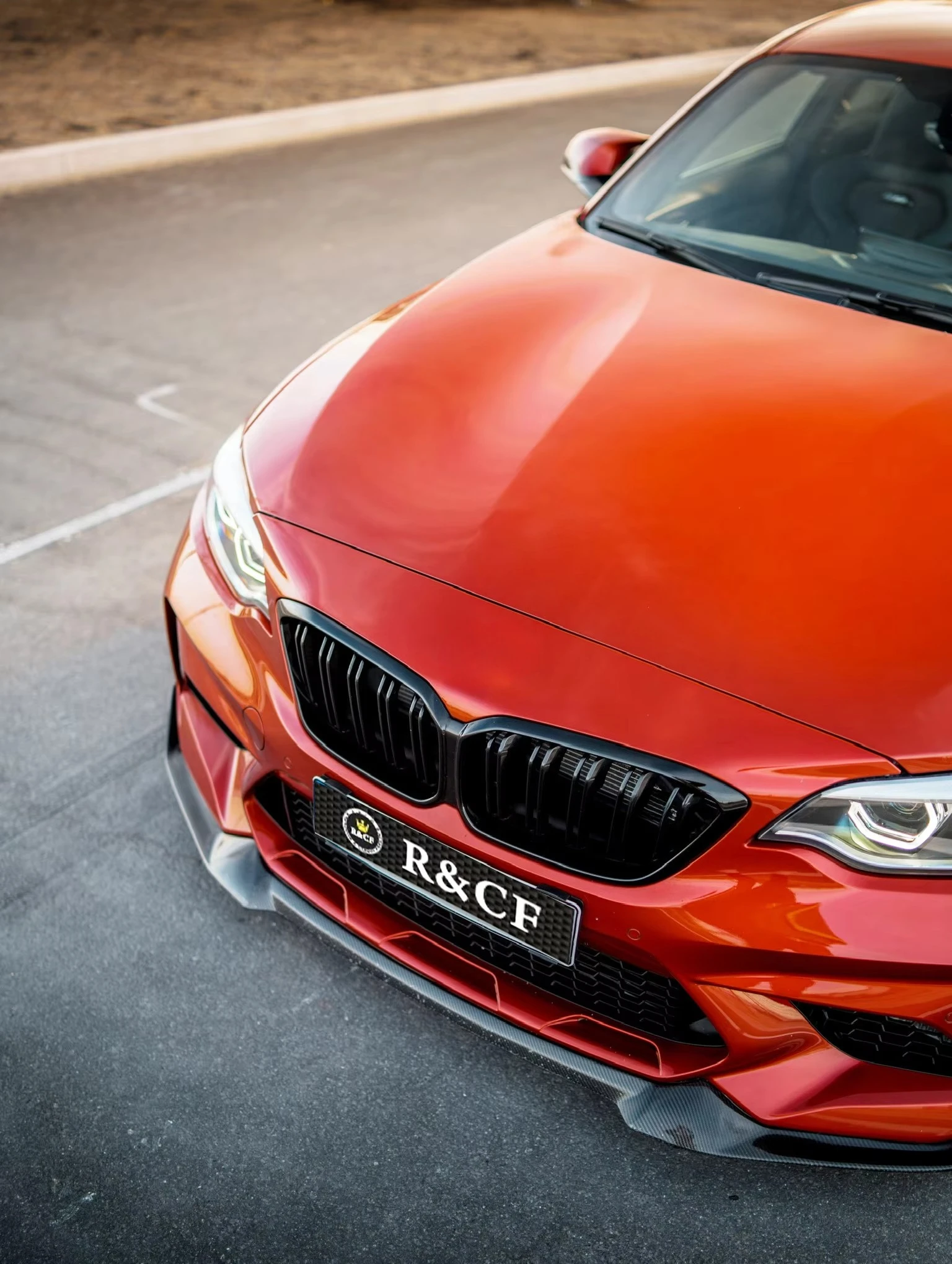 Splitter delantero estilo CS en carbono para BMW M2 Competition - imagen 4