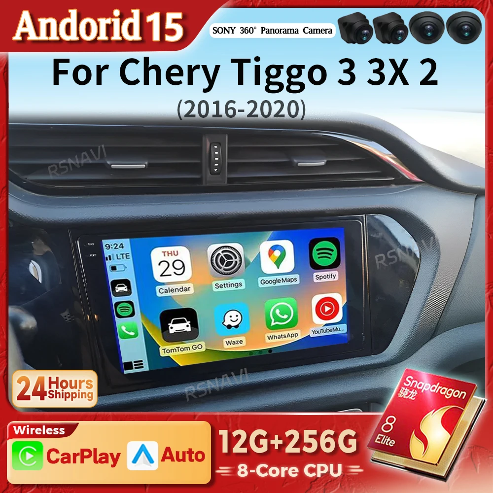 Autoradio Android CarPlay para Chery Tiggo 3X 2016-2018