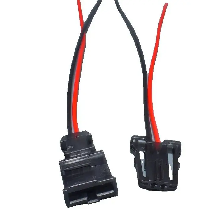 Shhworldsea 2 pines 1,5mm enchufe de coche para lámpara de matrícula conector de puerta de coche 3B0 972 712 3B0972712 1J0 971 972 1J0 971972