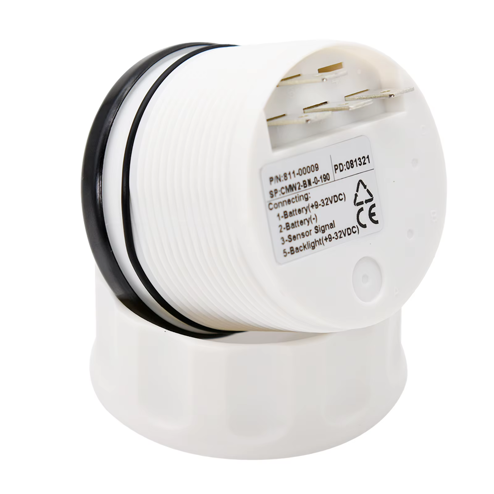 Indicador de nivel de agua 52 mm 0-190 Ω con sensor marine - imagen 5
