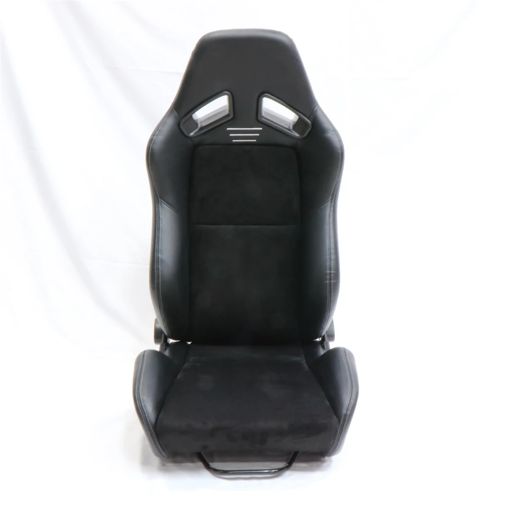Asiento deportivo VELOT universal - respaldo alto, refuerzos laterales, PVC ante negro - imagen 2