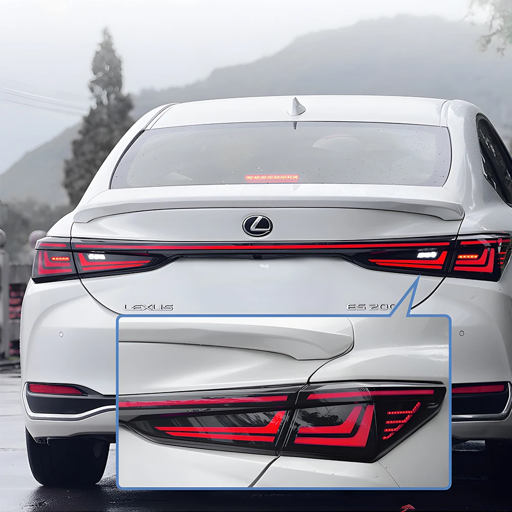 Pilotos traseros LED efecto de arranque Lexus ES 2018-2024 estilo 2025 - imagen 5
