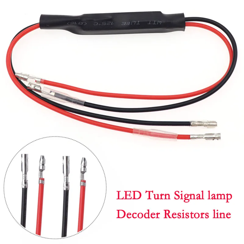 Resistencias intermitentes LED moto 12V 10W 10 Ohm universales - imagen 2