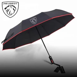 Paraguas plegable automático antiviento para Peugeot 206-508
