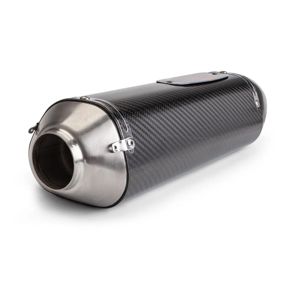 Silenciador de escape R77 universal 51 mm con DB Killer para moto - imagen 4