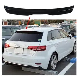Alerón trasero ABS efecto carbono para Audi A3 Sportback 2014-2019