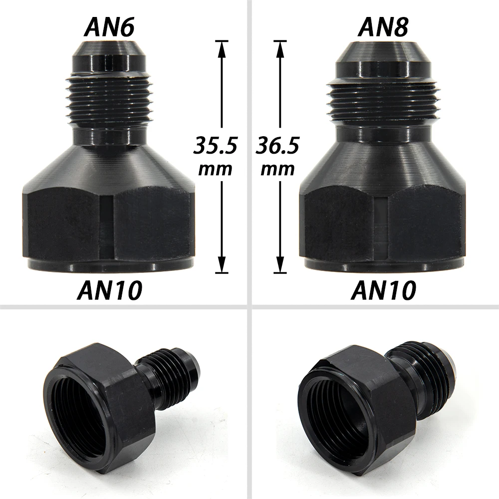 Kit enfriador de aceite AN10 con adaptador y soportes AN6 AN8 - imagen 5