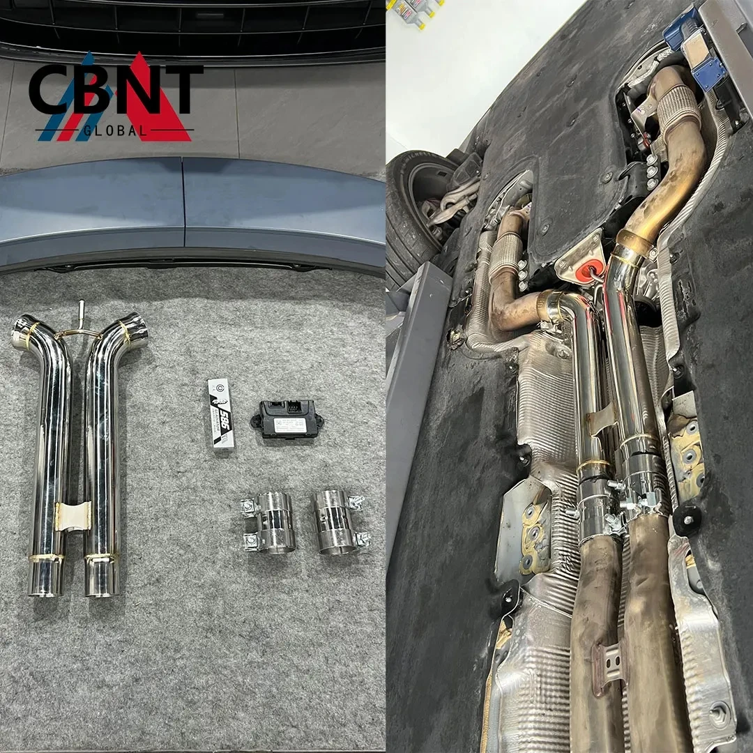 CBNT tubo de escape sin silenciador para Porsche Panamera 971 2.9T - imagen 2