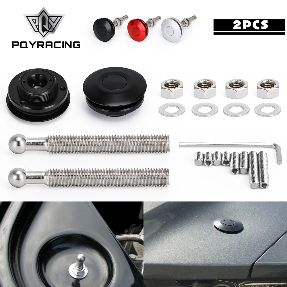 PQY kit cierre y bloqueo de capó con botón – Ford Mustang 4.6 V8