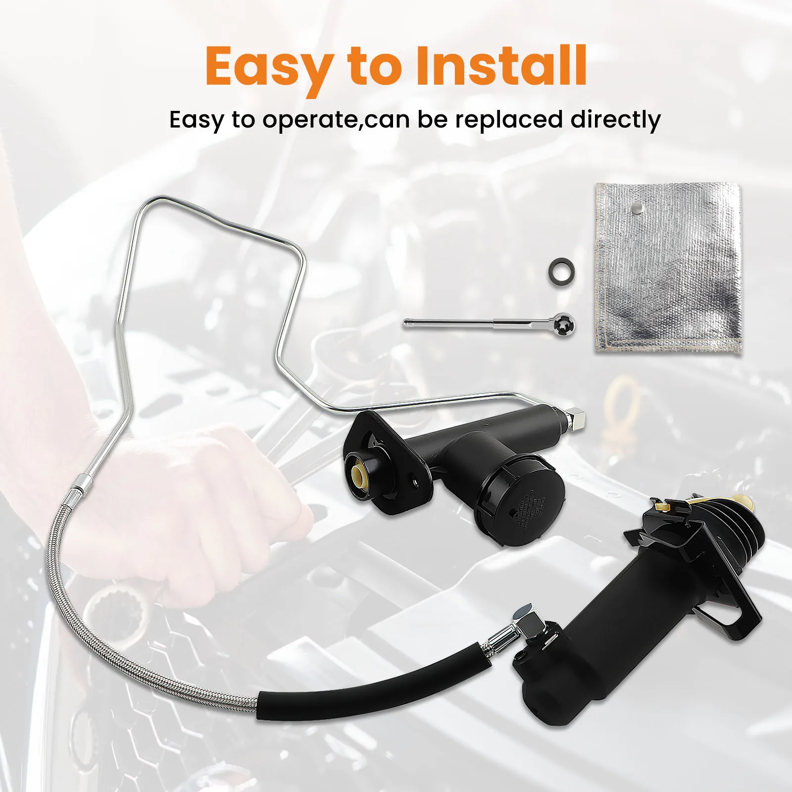 Conjunto cilindro maestro y esclavo de embrague – Ford F-350 - imagen 4