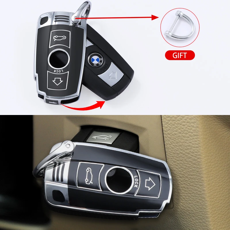 Carcasa mando BMW E90 E92 E60 X5 Z4 PCF7944 TPU - imagen 3