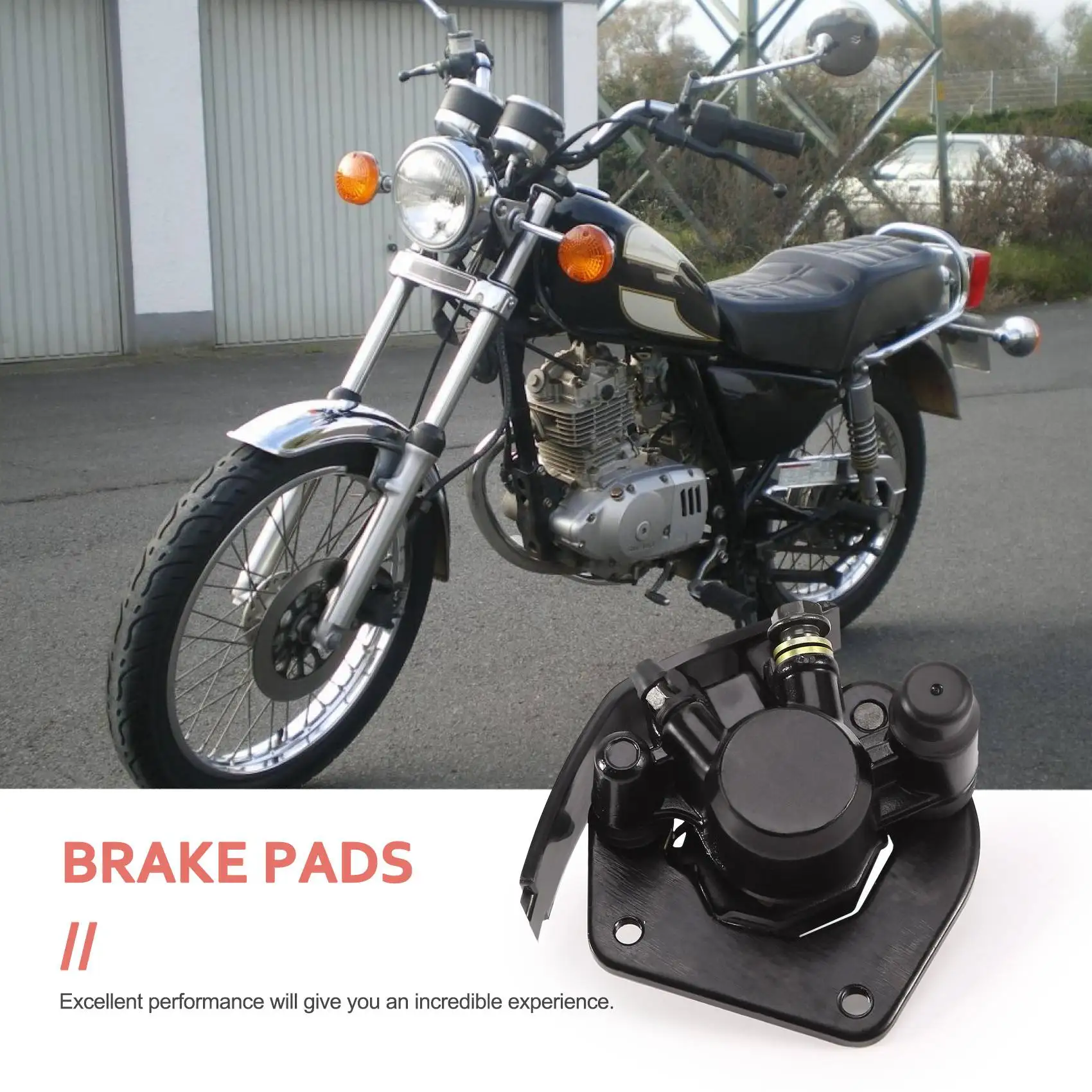 Pastilla de freno pinza delantera AB56 – Suzuki GN125 GS125 - imagen 3