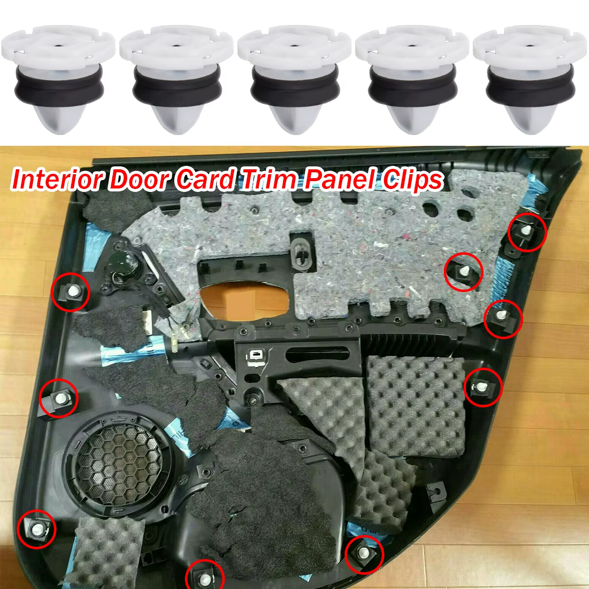 Clips de panel de puerta 9345ZN para Peugeot, Citroën y Renault - imagen 5