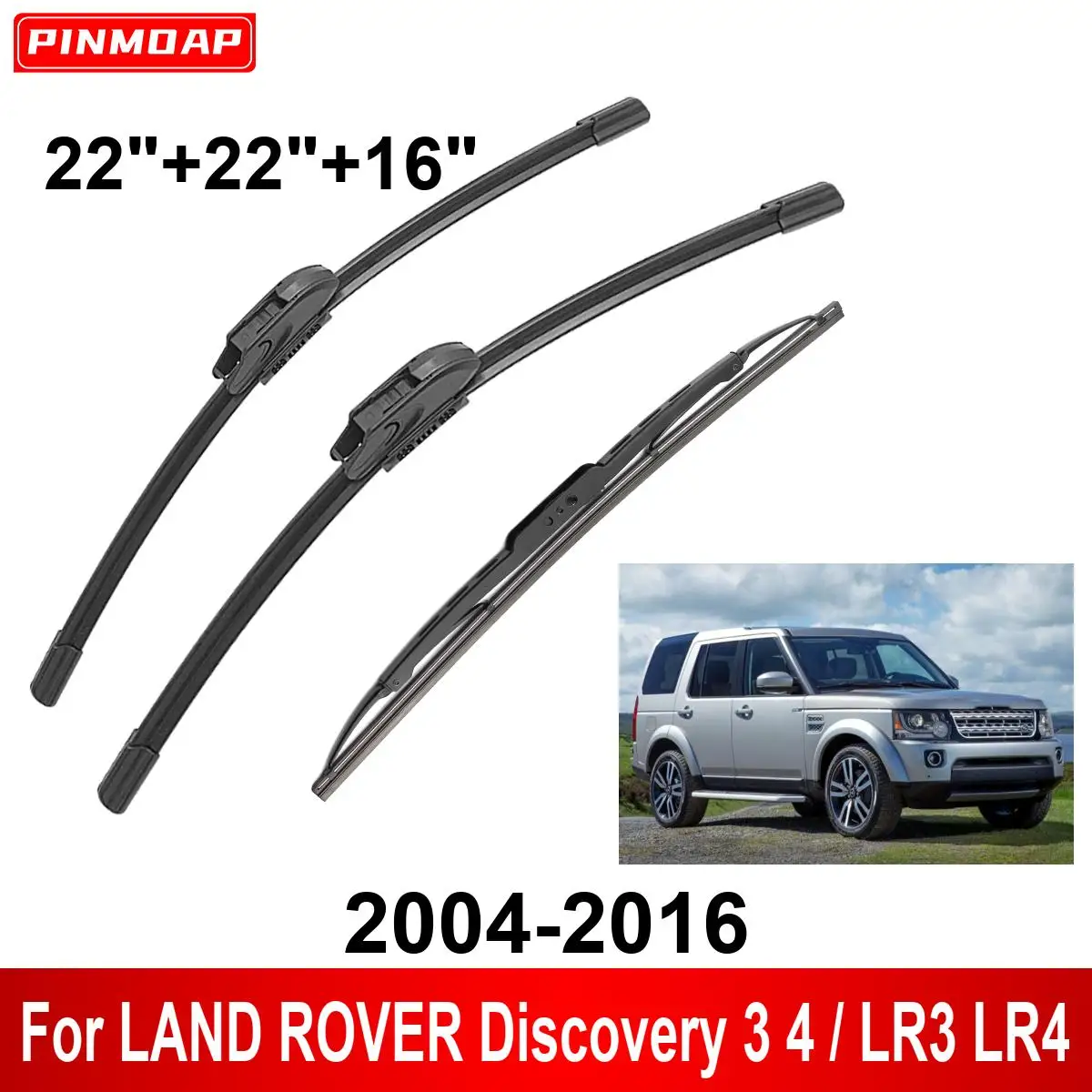 Escobillas limpiaparabrisas Land Rover Discovery 3/4 (2004-2016)