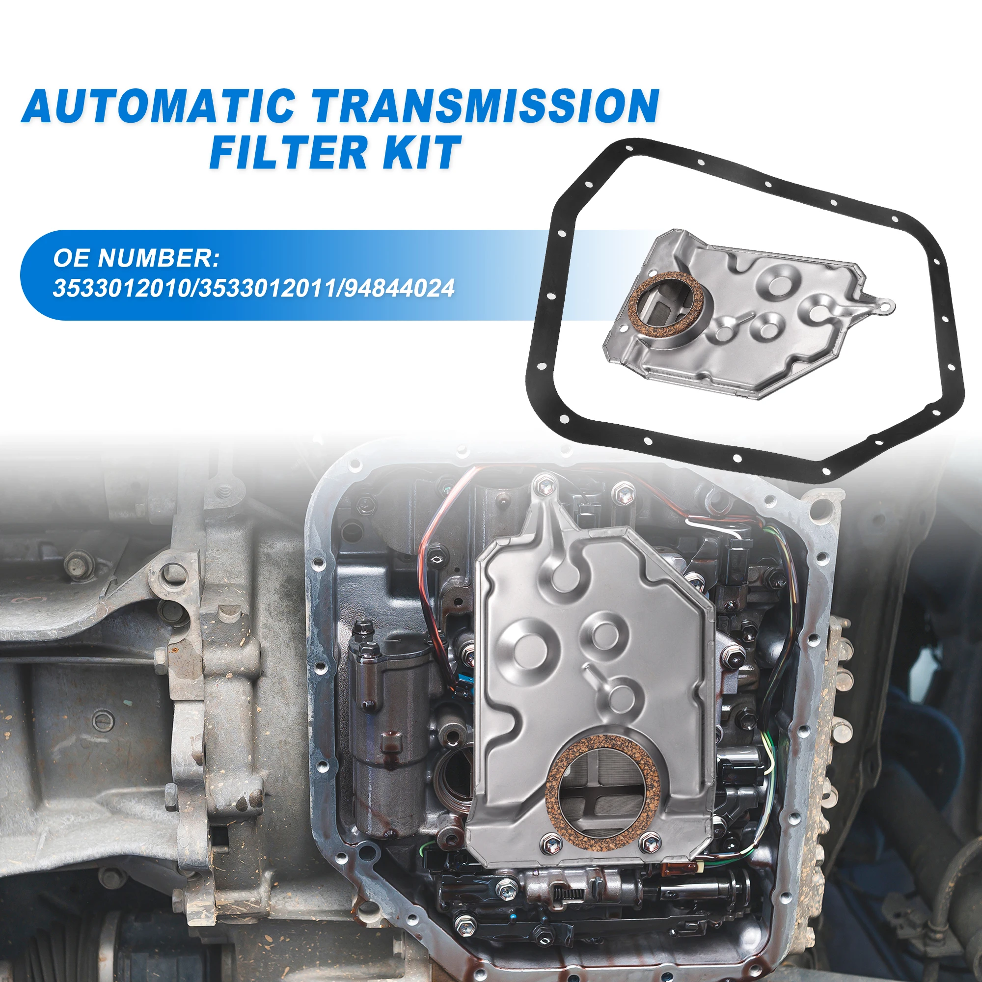 Kit de filtro de transmisión UXCELL para Toyota Corolla FX16